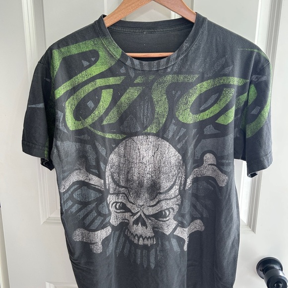 GUC Poison Graphic Tee - Black, Grey and Green. No tag. Measures L. 23” PTP - Picture 1 of 4
